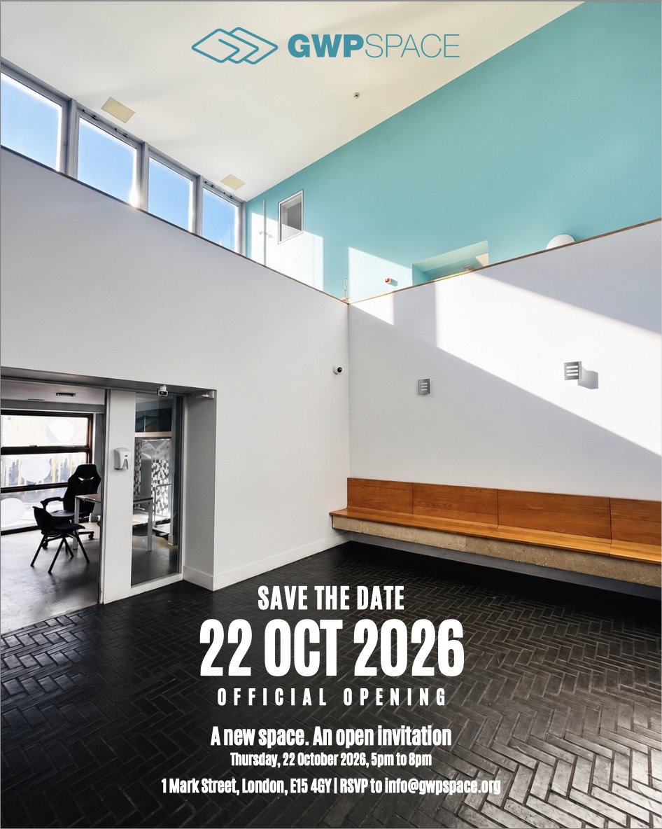 We are delighted to invite you to the opening of GWP Space on Thursday, 22 October 2026. Join us to celebrate the beginning of GWP Space.